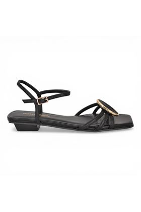 Sandalo donna Noa Harmon in pelle colore nero. NOA HARMON | 10282P-NERO